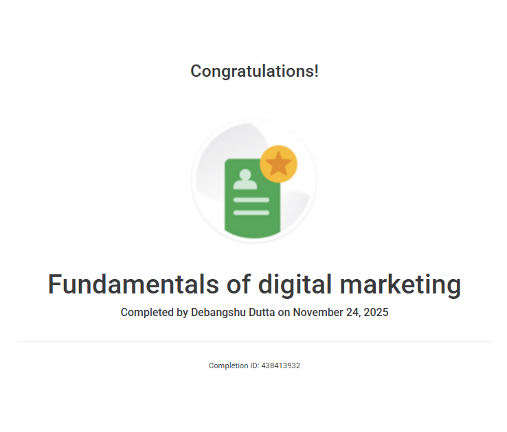 google fundamentals of dm
